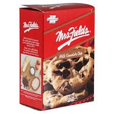 Mrs. Fields Milk Chocolate chip cookies 3 oz box