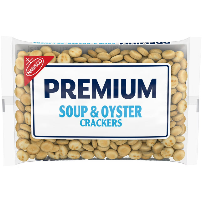 NABISCO Premium Original Soup & Oyster Crackers, Lunch Snacks, 9 Oz