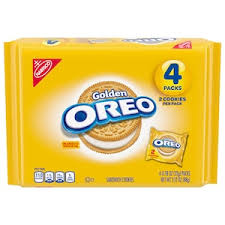 Nabisco Golden Oreo Sandwich Cookies, 3.12 oz.