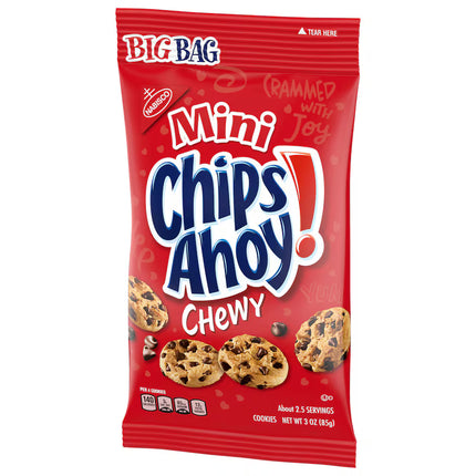 Nabisco Mini Chips Ahoy! Chewy Chocolate Chip Cookies, 3-oz.