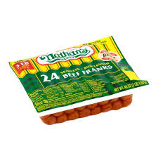 Nathan's Famous Skinless All Beef Hot Dogs, Bun Length, 24 ct.