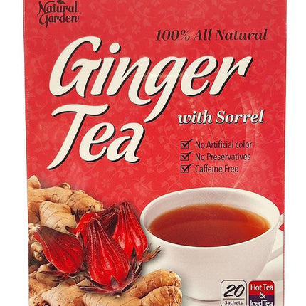 Natural Garden - Ginger Tea with Sorrel, 12.7 Ounces
