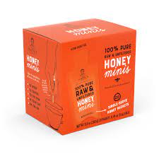 Nature Nate's Honey Minis: 100% Pure Raw and Unfiltered Honey - 20 Single Serve Packets