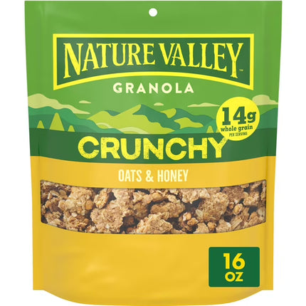 Nature Valley Crunchy Oats and Honey Granola Pouch, 16 oz