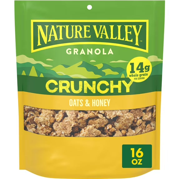 Nature Valley Crunchy Oats and Honey Granola Pouch, 16 oz