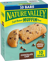 Nature Valley Soft-Baked Muffin Bars, Chocolate Chip, Snack Bars, 10 Bars, 12.4 OZ