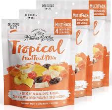 Nature's Garden Tropical Fruit Trail Mix, 4-oz.