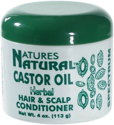 Natures Natural CASTOR OIL Herbal HAIR & SCALP CONDITIONER 4 oz.