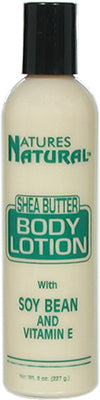 Natures Natural SHEA BUTTER BODY LOTION  8 Fl. oz.