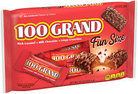 Nestle 100 GRAND Fun Size Candy Bars 10 oz. Bar