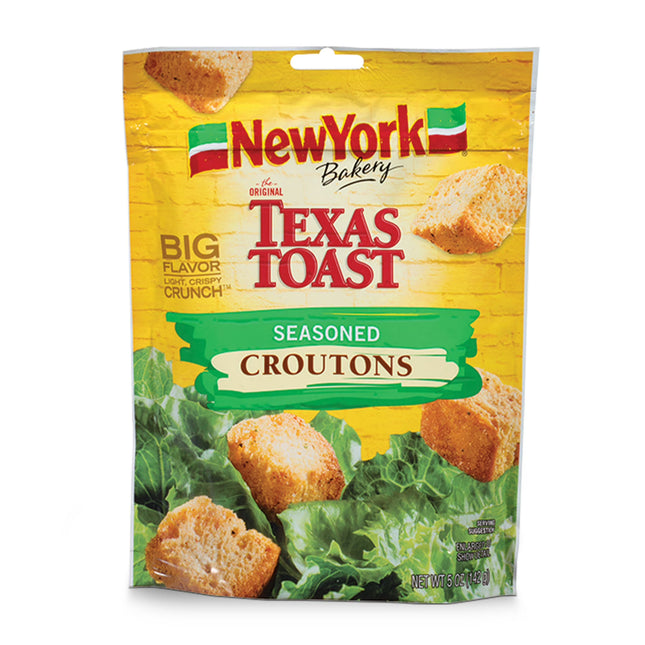 New York Bakery Texas Toast Seasoned Croutons, 5 oz
