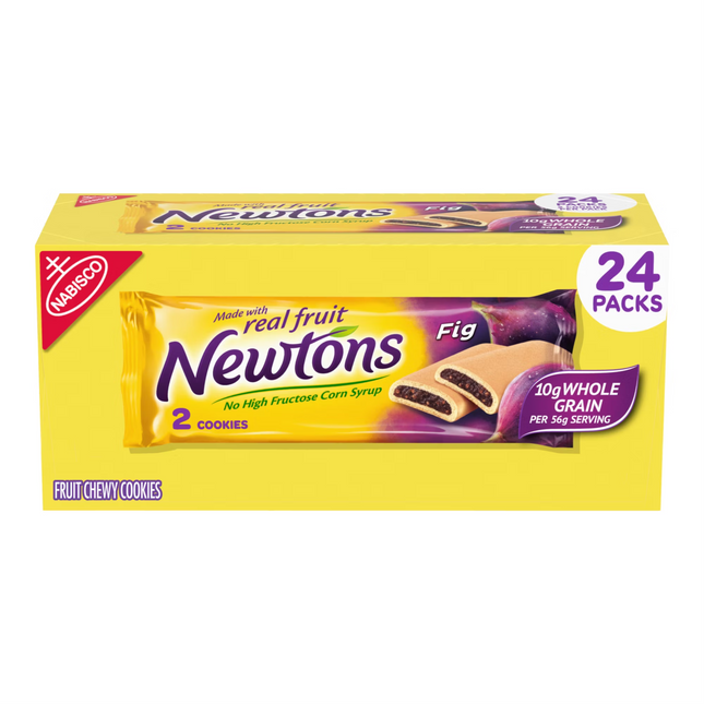 Newtons Fig Bars Soft Fruit Chewy Cookies, 24 pk./2 oz.