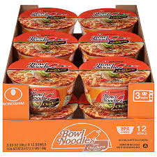 Nong Shim Spicy Chicken Bowl Noodle Soup, 12 pk./3.03 oz.