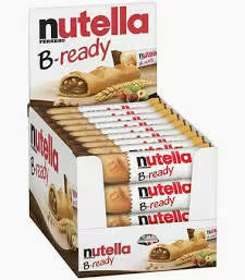 Nutella B-ready Wafer Bars, Hazelnut Spread with Cocoa,36 ct.