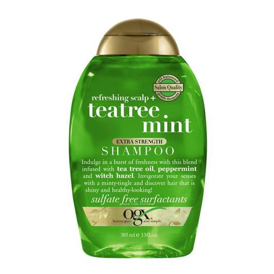 OGX Extra Strength Refreshing Scalp + Teatree Mint Shampoo with Tea Tree & Peppermint Oil & Witch Hazel﻿13 oz