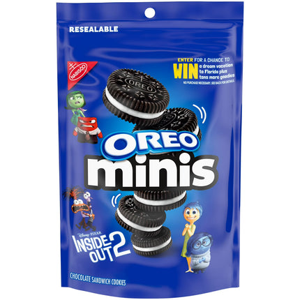 OREO Minis Chocolate Sandwich Cookies, 8 Oz