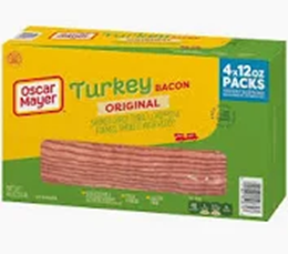 Oscar Mayer Fully Cooked Smoked Turkey Bacon, 4 pk./12 oz.