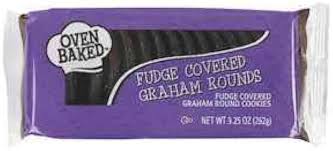 Oven Baked Fudge Covered Graham Rounds, 9.25 oz.