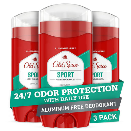 Old Spice Aluminum Free Men'S Deodorant, High Endurance Pure Sport, 3.4 Oz
