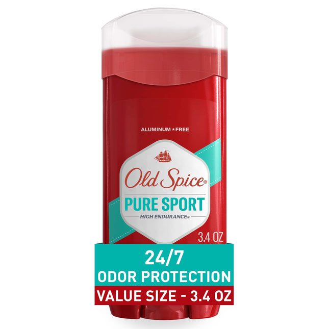 Old Spice Aluminum Free Men'S Deodorant, High Endurance Pure Sport, 3.4 Oz