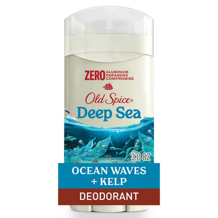 Old Spice Men'S Deodorant, Aluminum Free Invisible Solid Stick, Deep Sea, 3Oz