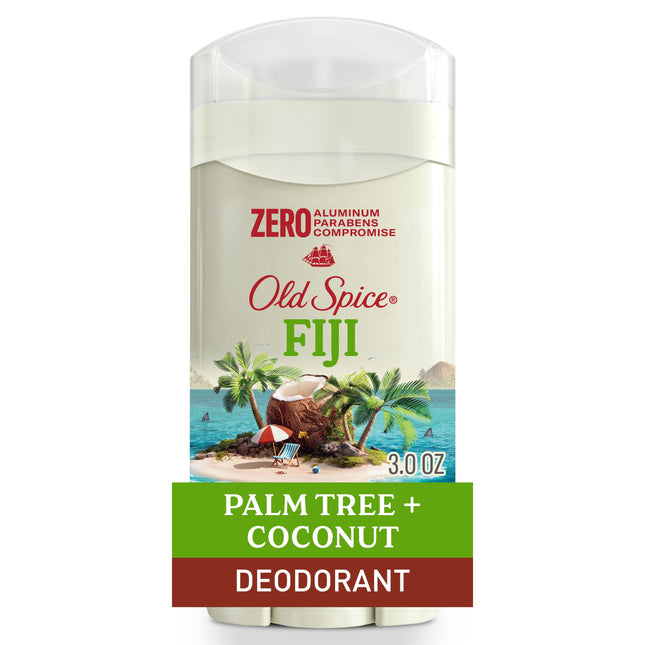 Old Spice Deodorant for Men, Aluminum Free, Invisible Solid Deodorant Stick, Fiji, 3 Oz