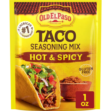 Old El Paso Hot & Spicy Taco Seasoning, 1 oz.