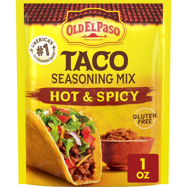 Old El Paso Hot & Spicy Taco Seasoning, 1 oz.