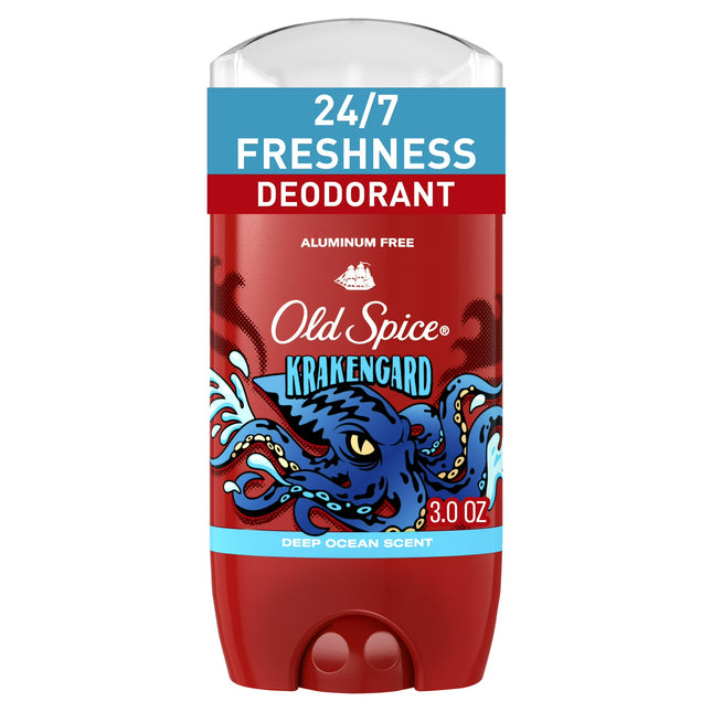 Old Spice Aluminum Free Deodorant for Men, Stick, Krakengard, 3.0 Oz