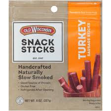 Old Wisconsin Snack Sticks Turkey Sausage Sticks 8 oz.