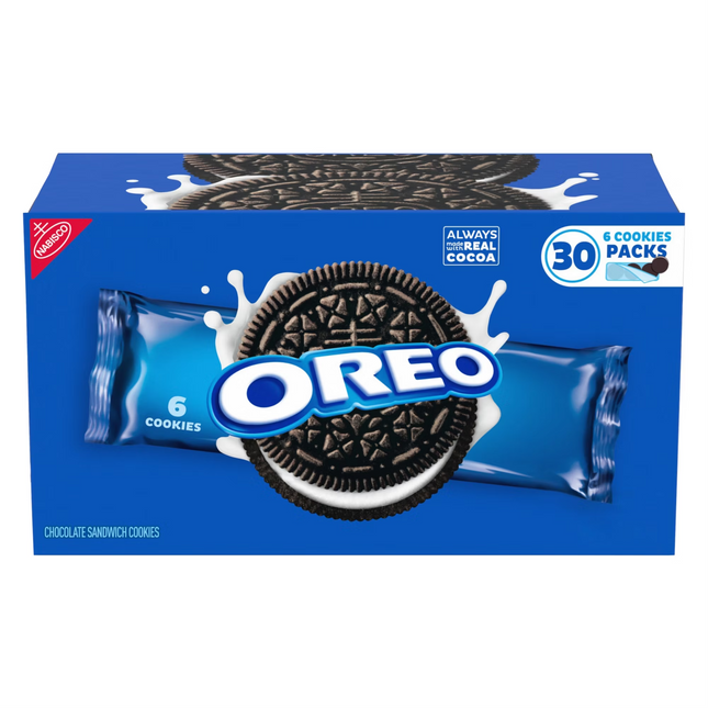 Oreo Chocolate Sandwich Cookies, Snack Packs, 30 pk./2.4 oz.
