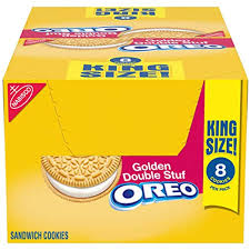 Oreo Golden Double Stuff King Size 10- 4 oz  PK