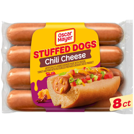 Oscar Mayer Chili Cheese Stuffed Dogs, 8 ct Pack