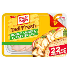 Oscar Mayer Deli Fresh Honey Smoked Sliced Turkey Breast Deli Lunch Meat, 22 Oz