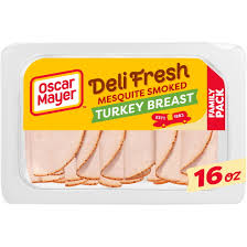 OSCAR MAYER Deli Fresh Mesquite Smoked Sliced Turkey Breast Family Size, 16 oz