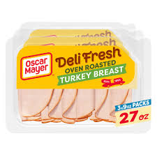 Oscar Mayer Deli Fresh Oven Roasted Turkey Breast Sliced Lunch Meat, 3 pk./9 oz.