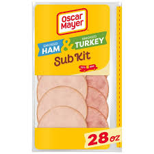 OSCAR MAYER Smoked Ham & Smoked Turkey Smoked Sub kit 28 oz