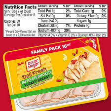 Oscar Mayer Deli Fresh Mesquite Smoked Sliced Turkey Breast Deli Meat Family Size, 16 oz Package