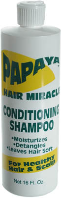PAPAYA HAIR MIRACLE CONDITIONING SHAMPOO 16 OZ