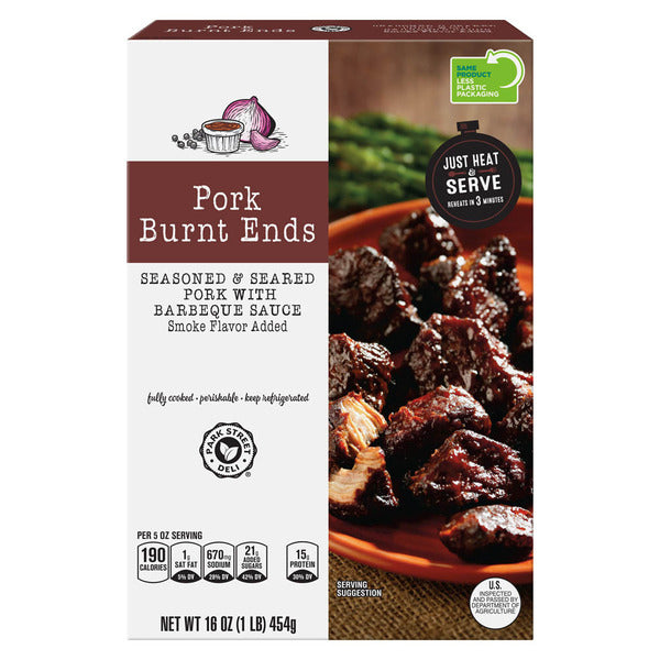 Pork Burnt Ends in BBQ Sauce i Fully Cooked 16 OZ
