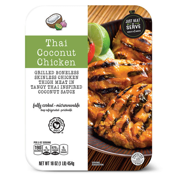 Thai-Inspired Coconut Chicken Fully Cooked  16 OZ