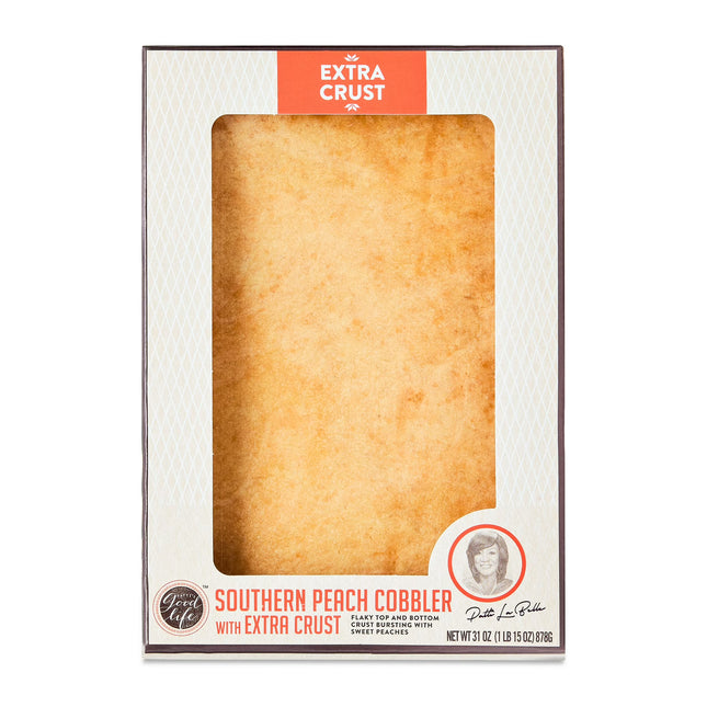 Patti Labelle's Good Life Southern Peach Cobbler with Extra Flaky Crust(Aluminum Container