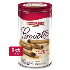 Pepperidge Farm Pirouette Cookies, Chocolate Fudge Créme Filled Wafers, 13.5 oz