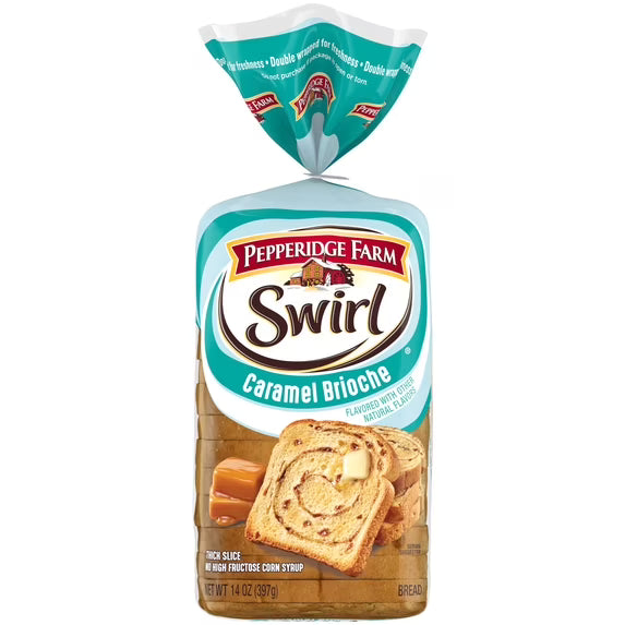 Pepperidge Farm Swirl Caramel Brioche Flavored Bread, 14 oz