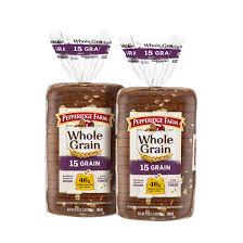 Pepperidge Farm Whole Grain 15 Grain Bread, Loaf, 2 pk./24 oz.