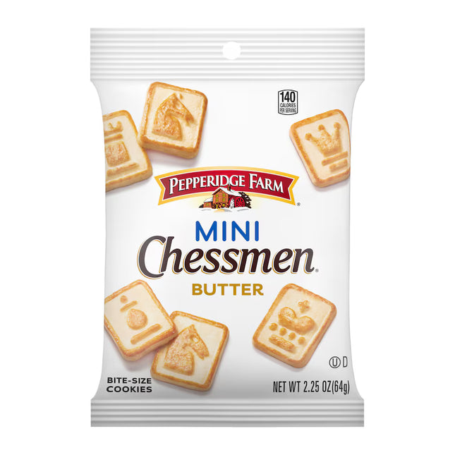 Pepperidge Farms Mini Chessmen Butter Cookies, 2.25 oz.