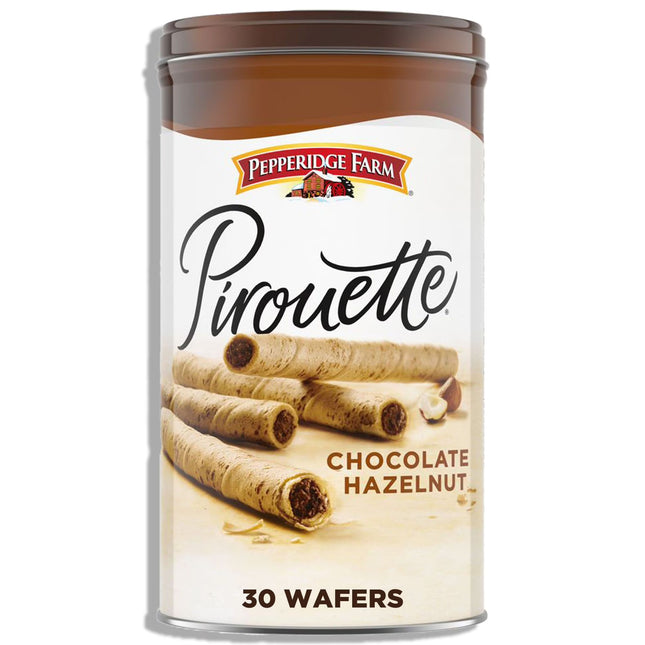 Pepperidge Farm Pirouette Cookies, Chocolate Hazelnut Créme Filled Wafers, 13.5 Oz
