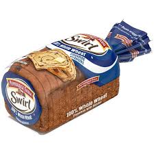 Pepperidge Farm Swirl 100% Whole Wheat Cinnamon with Raisins  Bread, 16 Oz