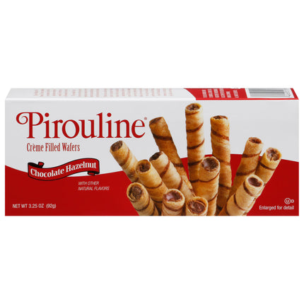 Pirouline Chocolate Hazelnut Crème Filled Rolled Wafers,