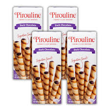 Pirouline Dark Chocolate Cream-Filled Wafers, 3.5 oz.